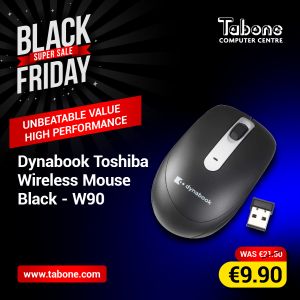 Toshiba Dynabook wirless mouse -black -W90