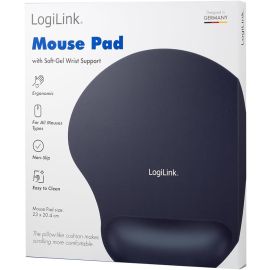 Logilink Mouse Pad With soft-gel Wrist Support - Blue