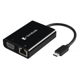 Dynabook Toshiba USB-C™ to VGA/LAN Adapter