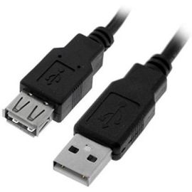 USB 2.0 Extension Cable - 2.0m - Black