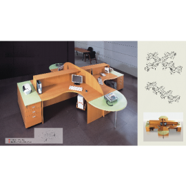 Office-desk-section-table-group-set