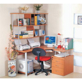 i-Vision Office Desk - HS-2001- Maple