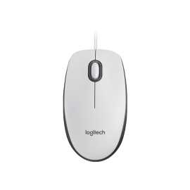 Logitech Optical USB Mouse - White - M100