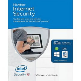 McAfee Internet Security Anti-Virus - 1 Year - 10 User