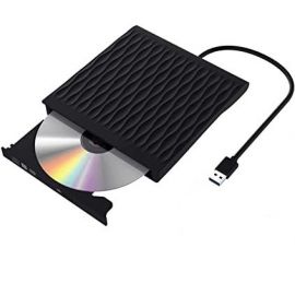 External Portable USB 3.0 Interface DVD Drive - Black