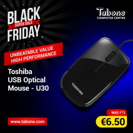 Toshiba USB mouse -black - U30